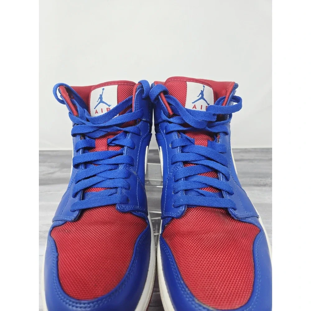 Nike Men's‎ Sz 9 Air Jordan 1 Retro Mid Detroit Pistons 554724-407 2012